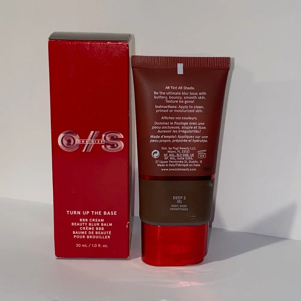 ONE SIZE Turn Up The Base BBB Cream Deep 2 Beauty‎ Blur Balm  Rosy Undertones